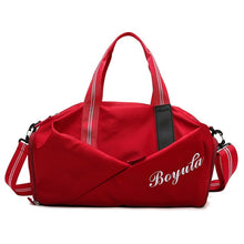 Load image into Gallery viewer, Women Gym Bag Sports Fitness Handbag Training Bags For Shoes Travel Dry And Wet Yoga Mat