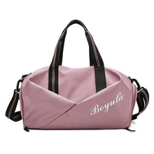 Load image into Gallery viewer, Women Gym Bag Sports Fitness Handbag Training Bags For Shoes Travel Dry And Wet Yoga Mat