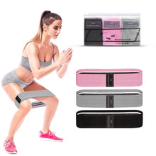 Load image into Gallery viewer, Resistance Bands 3-Piece Set Fitness Rubber Band Expander Elastic Bands For Fitness Exercise Band