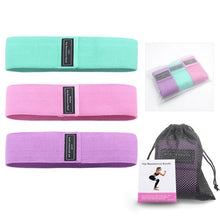Load image into Gallery viewer, Resistance Bands 3-Piece Set Fitness Rubber Band Expander Elastic Bands For Fitness Exercise Band