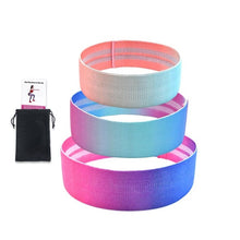 Load image into Gallery viewer, Resistance Bands 3-Piece Set Fitness Rubber Band Expander Elastic Bands For Fitness Exercise Band