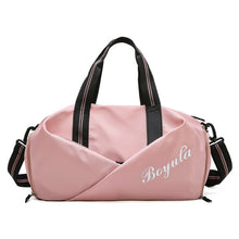 Load image into Gallery viewer, Women Gym Bag Sports Fitness Handbag Training Bags For Shoes Travel Dry And Wet Yoga Mat