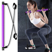Load image into Gallery viewer, Yoga Crossfit Resistance Bands Exerciser Pull Rope Portable Gym Workout Pilates Bar