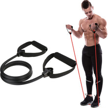 Load image into Gallery viewer, Yoga Crossfit Resistance Bands Exerciser Pull Rope Portable Gym Workout Pilates Bar