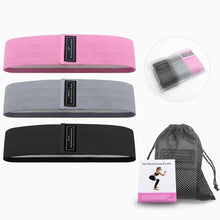 Load image into Gallery viewer, Resistance Bands 3-Piece Set Fitness Rubber Band Expander Elastic Bands For Fitness Exercise Band