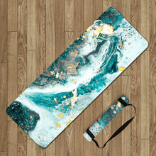 Load image into Gallery viewer, Natural Rubber Yoga Mat Printed Women High Quality Fitness Mats Pilates