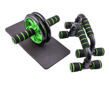 Load image into Gallery viewer, AB Power Wheels Roller Machine Push-up Bar Stand Exercise Rack Workout Home Gym