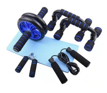 Load image into Gallery viewer, AB Power Wheels Roller Machine Push-up Bar Stand Exercise Rack Workout Home Gym