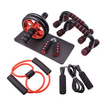 Load image into Gallery viewer, AB Power Wheels Roller Machine Push-up Bar Stand Exercise Rack Workout Home Gym